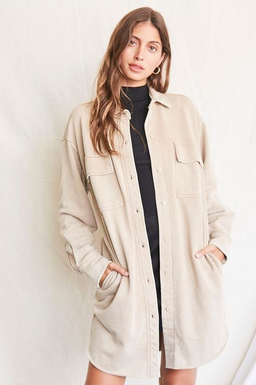 Fleece Longline Shacket | Forever 21 (US)