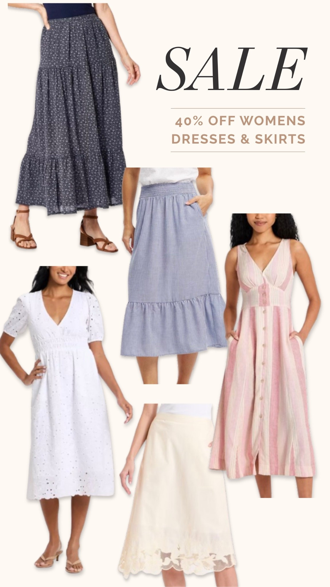 40% off skirts and dresses at Target!

#LTKgrwm #LTKmomlife #LTKSaleAlert