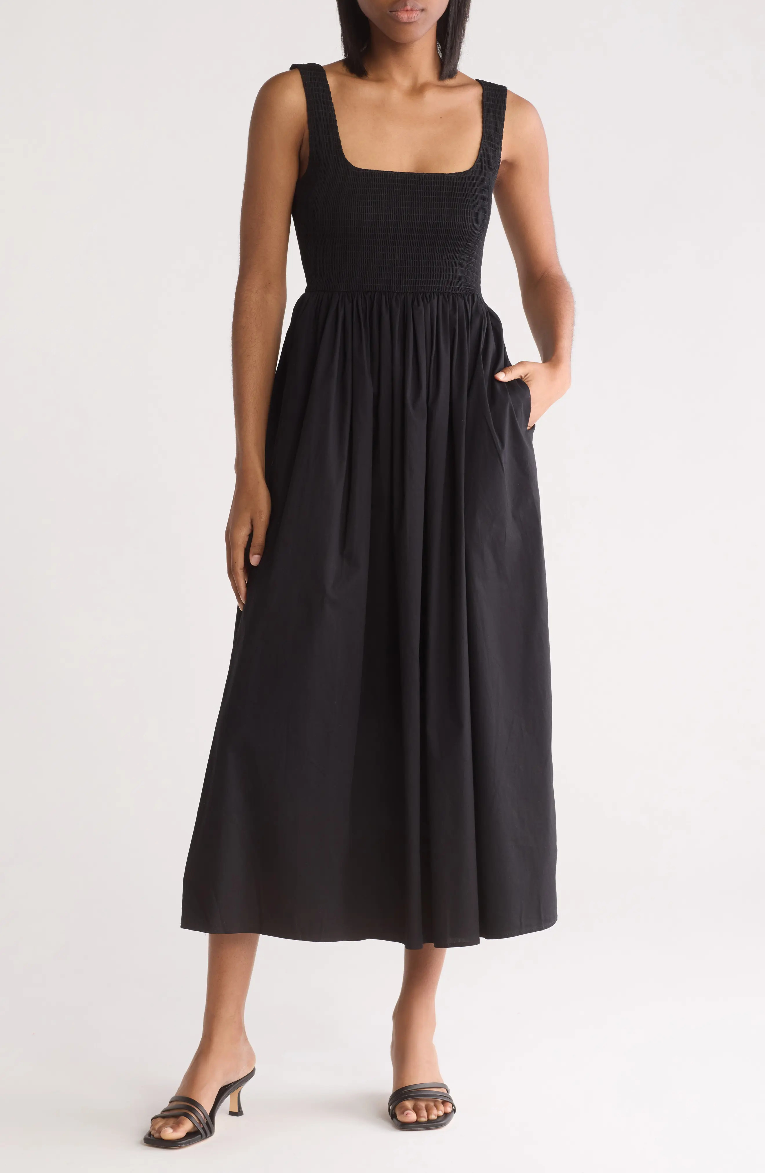 Smocked Fit & Flare Sundress (Women) | Nordstromrack | Nordstrom Rack