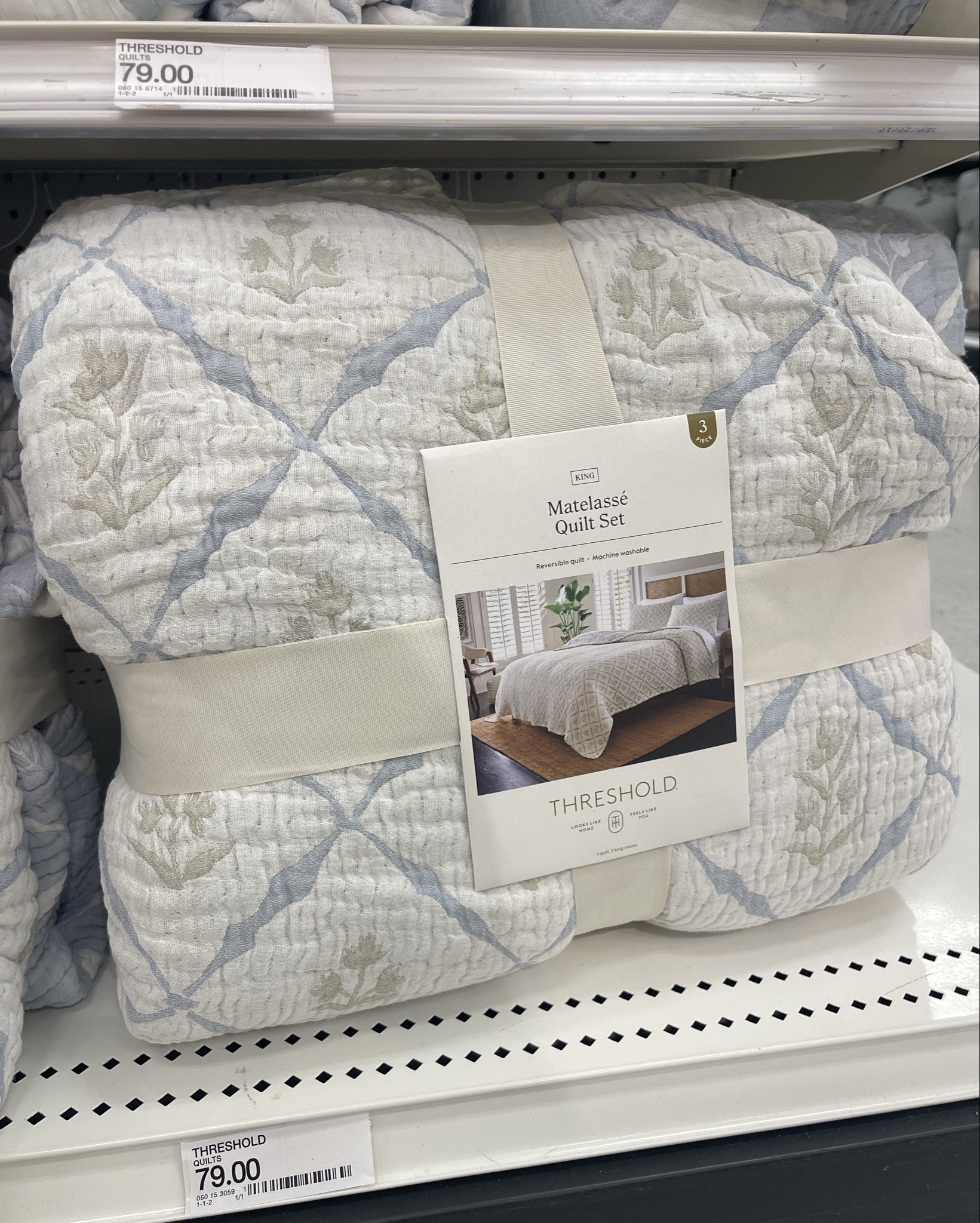 Bedding that feels very Serena & Lily without the price tag — perfect for a light, airy bedroom refresh.

Reply SHOP for info!

Target home, target bedding, quilt set, bedding, coastal bedding, look for less bedding, coastal home, blue and white decor, Serena and Lily, airy bedroom, bedroom refresh, coastal bedroom 

#TargetHome, #TargetFinds, #CoastalBedroom, #SerenaAndLilyInspired, #AffordableLuxury, #DesignerLookForLess, #BedroomInspo, #CoastalStyle, #NeutralHome, #HomeFinds, #TargetStyle, #BeddingGoals