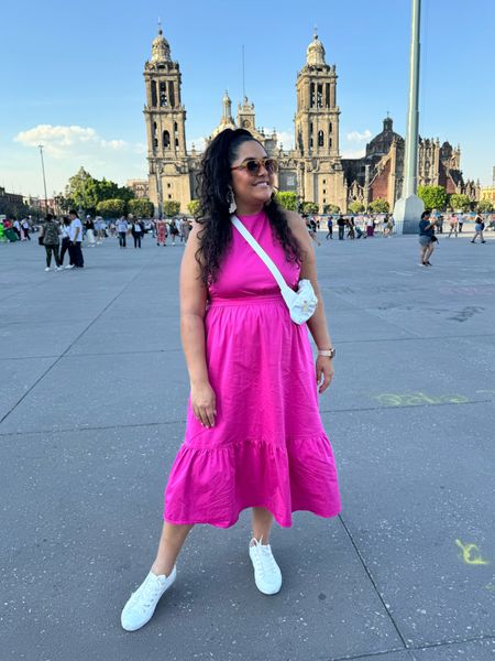 Fun and comfy dress I wore for a packed day of activities in CDMX 

From Rent the runway! use code RTRCUR1D1C6B for 30% off your first subscription! 

#LTKtravel #LTKstyletip #LTKmidsize
