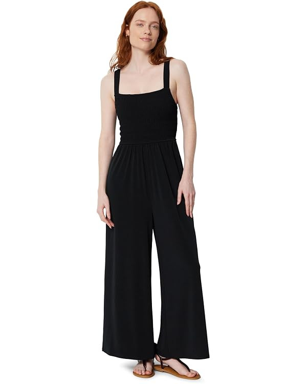 Amazon Essentials Women's Square Neck Wide Leg Sleeveless Jumpsuit | Amazon (US)