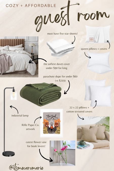 Guest room reveal! Everything you need to make a cozy space in your home at affordable prices. 


#LTKxPrimeDay 

#LTKhome #LTKsalealert