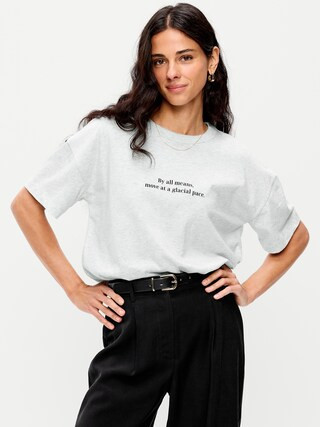 Old Navy x The Devil Wears Prada Oversized T-Shirt for Adults | Old Navy (US)