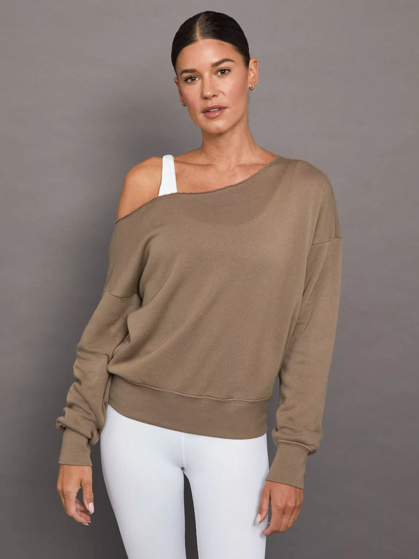 Off one 2024 shoulder sweatshirt