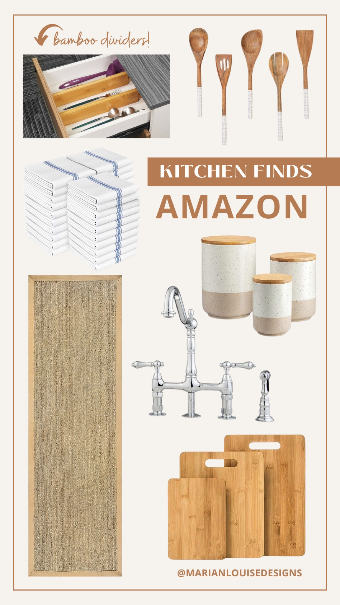 Amazon Kitchen Finds. Kitchen Runner Rug. Wooden Cooking Utensils. Blue Dish Towels. Ceramic Kitchen Canisters. mitch

#LTKhome #LTKFind