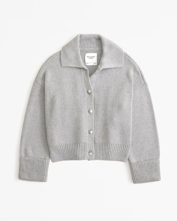 Collared Cardigan | Abercrombie & Fitch (UK)