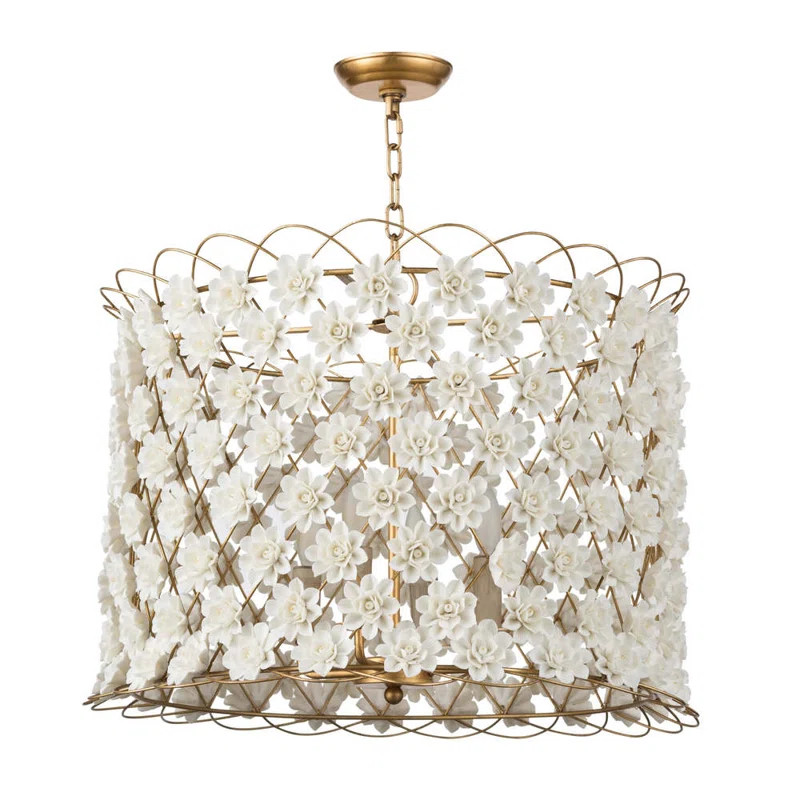 Alice Porcelain Flower Chandelier | Wayfair North America