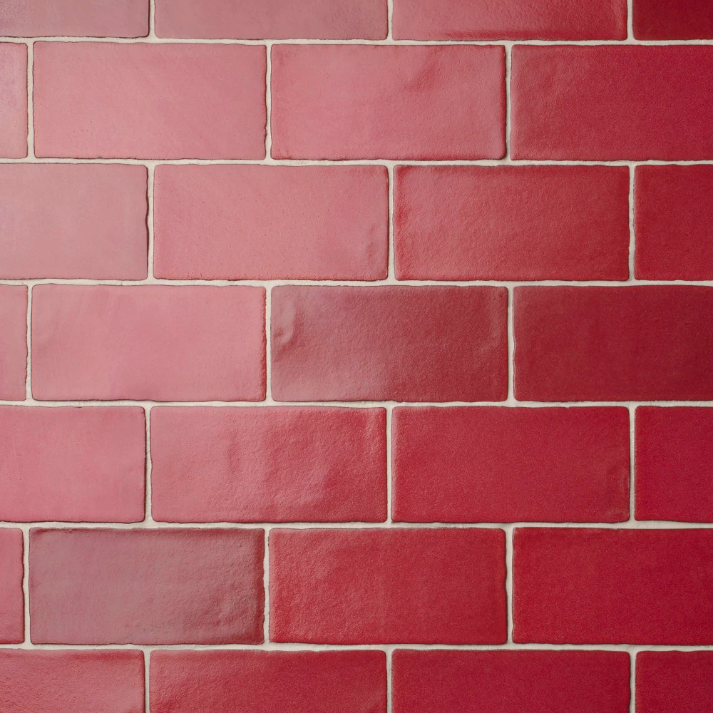 Affinity Tile Sample - Antic Special Red Moon 3-in x 6-in Glossy Ceramic Wall Tile one_size | S1WCVASR | Lowe's