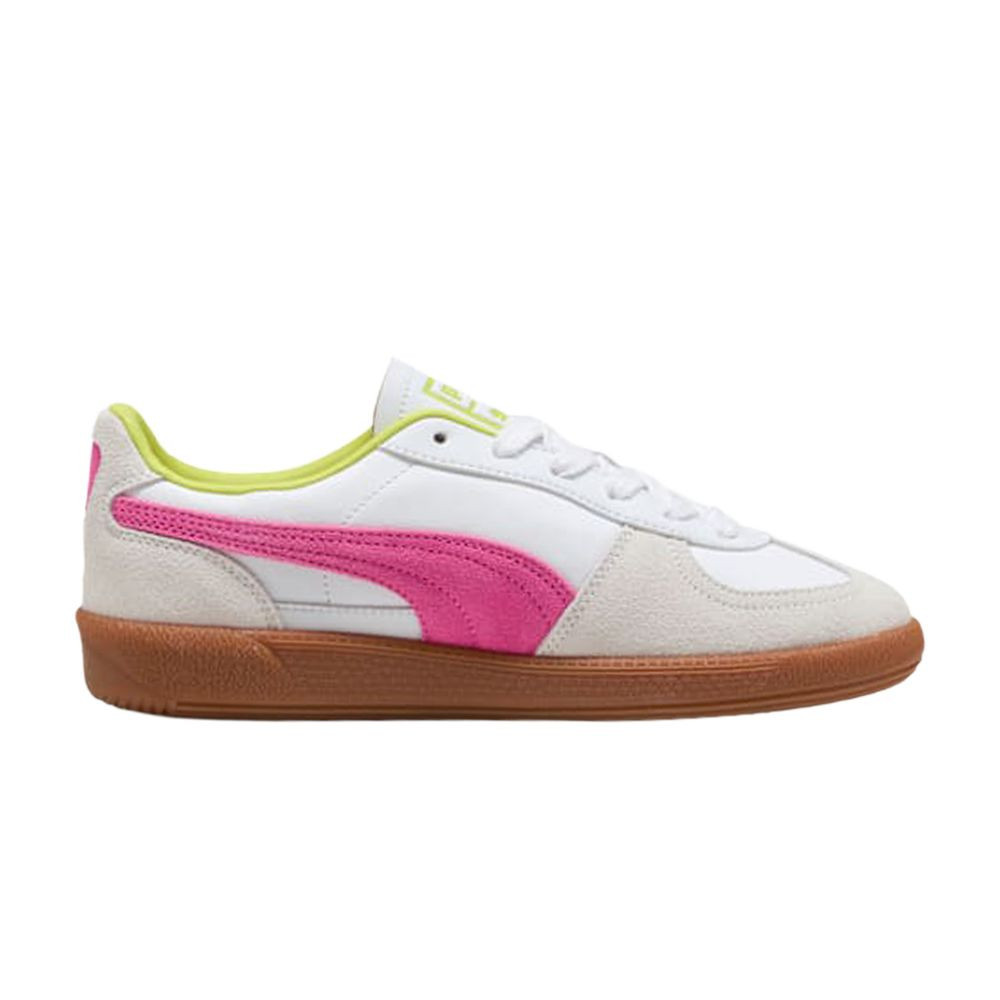 Puma Wmns Palermo Leather 'White Fluro Pink Pes' | Women's Size 6.5 | GOAT