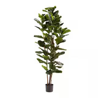 72 in. Artificial Fiddle Leaf Fig Tree | The Home Depot