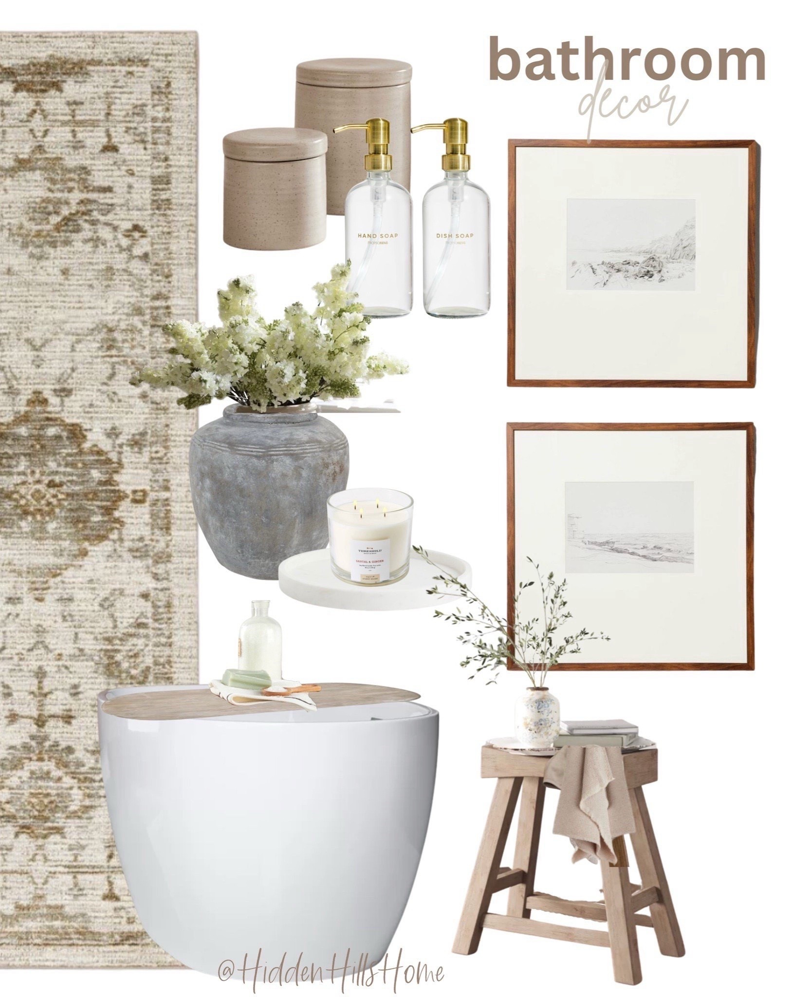 Bathroom decor, bathroom accessories, bathroom runner, primary bathroom decor ideas #bathroom #homedecor


#LTKSeasonal #LTKHome #LTKSaleAlert