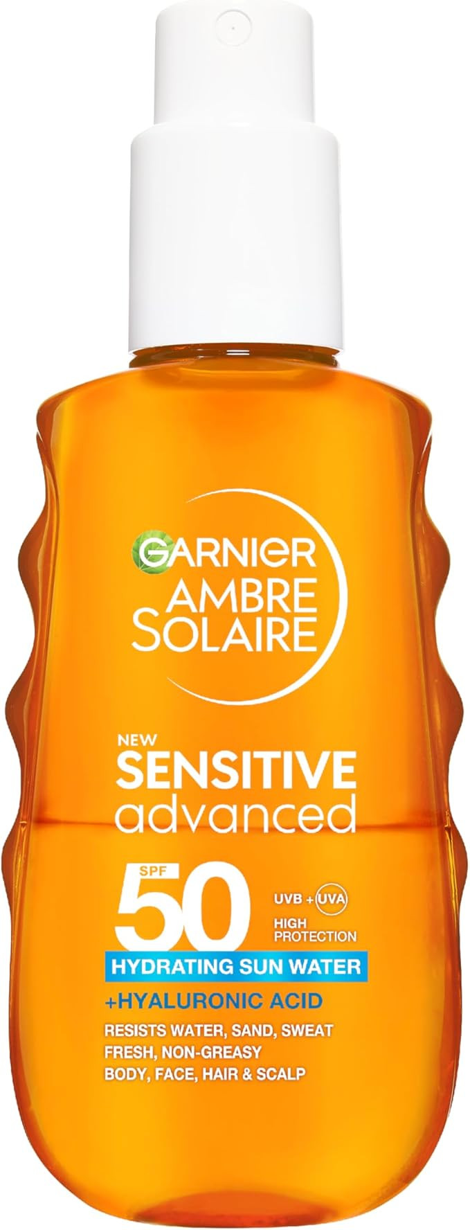 Garnier Ambre Solaire Sensitive Advanced Hydrating Sun water SPF 50, Protects, Hydrates & Refresh... | Amazon (UK)