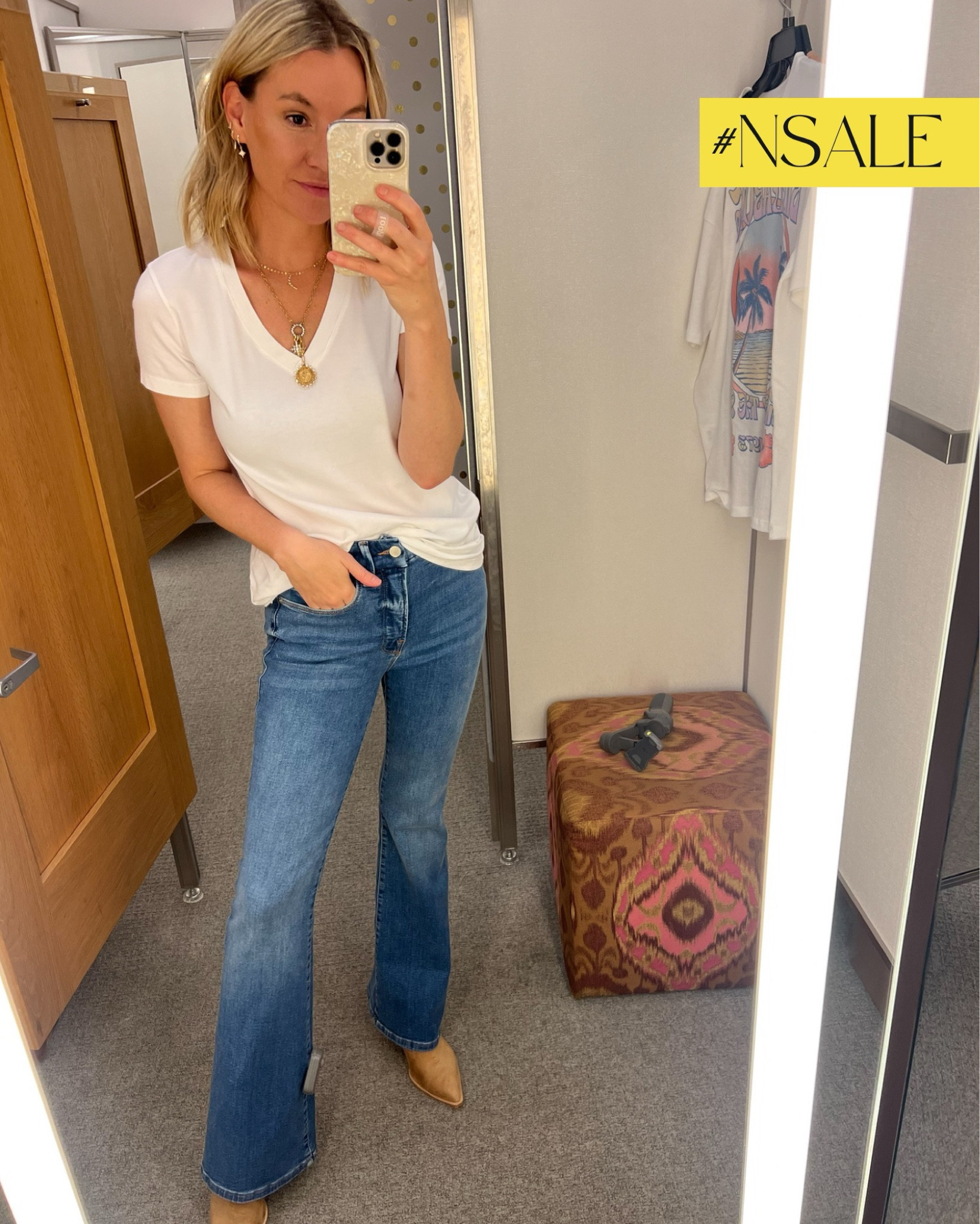 Two of my staples from the Nordstrom sale! Both fit tts. Small in the top & 27 in jeans

#LTKSeasonal #LTKxNSale #LTKStyleTip