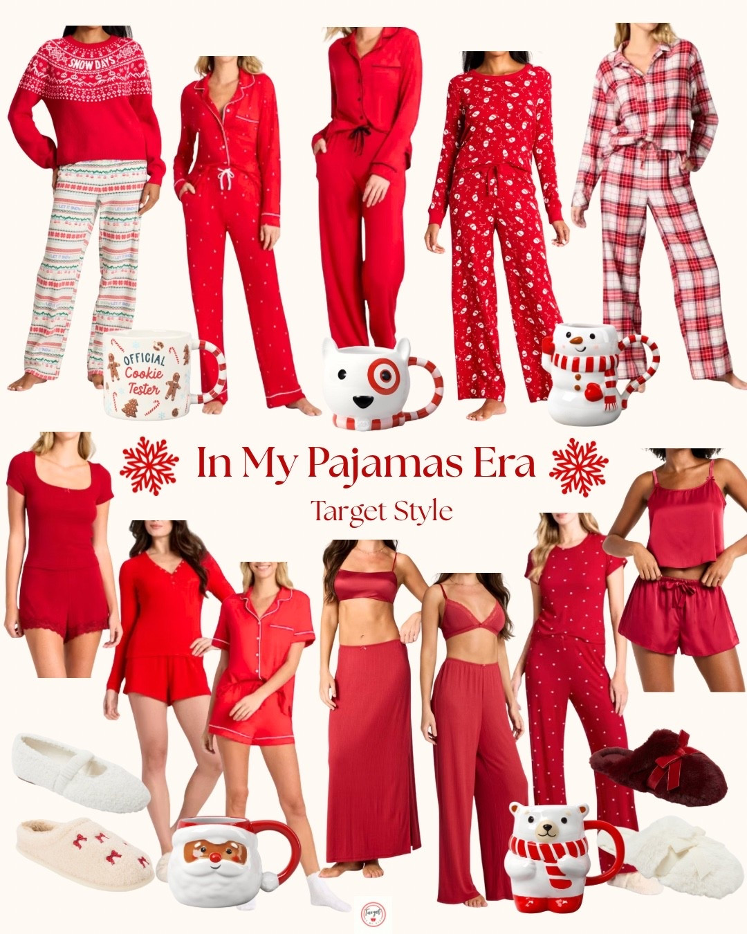 In My Pajamas Era:
Target Auden Red Pajamas & Slippers, & Wondershop Pajamas Sets and Graphic Holiday Mugs Christmas edition #target #auden #targetholiday #targetchristmas #newattarget #christmaspjs #holidaypajamas 

#LTKHome #LTKHoliday #LTKFindsUnder50