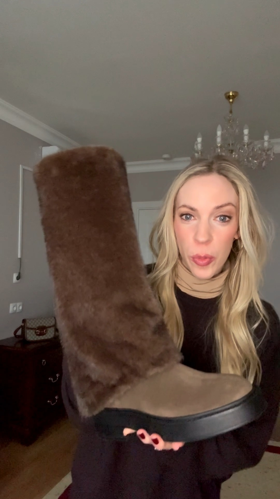 Zara winter boots - tall faux fur boots and chocolate brown weatherproof leather lug sole boots 

#LTKHoliday #LTKSeasonal #LTKOver40