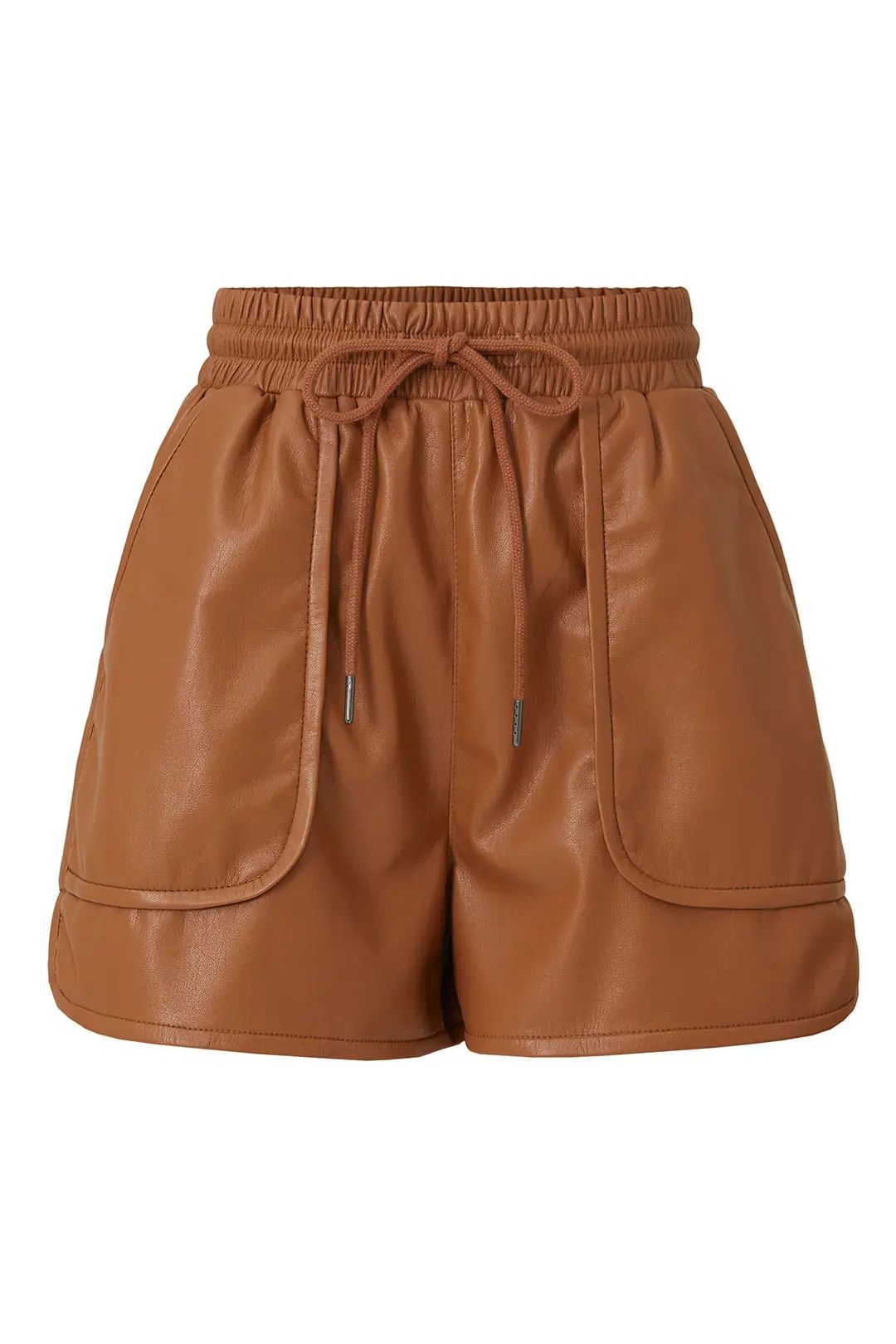 Joie Faux Leather Regan Shorts | Rent the Runway