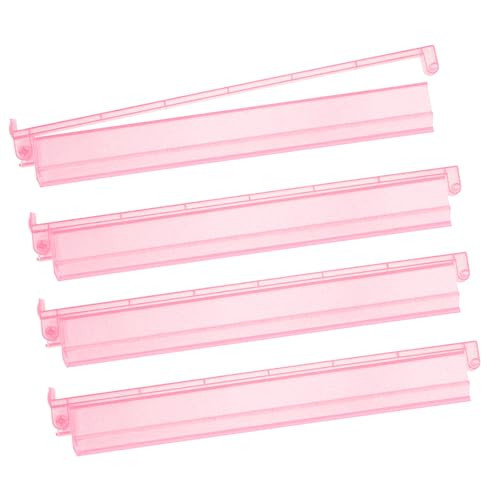 Niflirt Mahjong Racks with Pushers 4PCS Set Majiang Tile Holder Acrylic Mahjong Racks Accessories and Gifts (Glitter Pink) | Amazon (US)