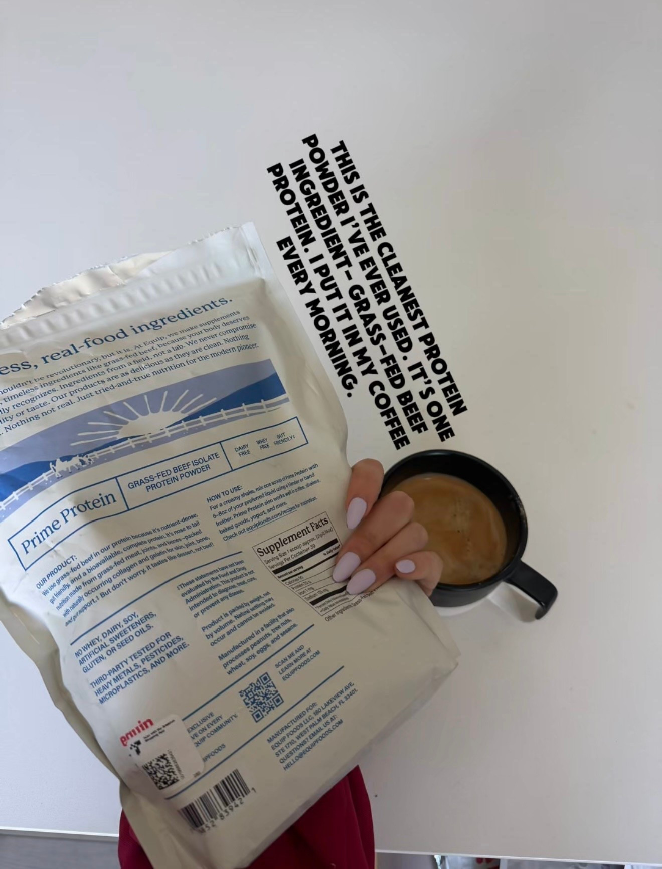I mix this protein powder into my coffee every morning. It’s the cleanest protein powder I’ve ever found. It’s only one ingredient. Grass fed beef. It does not taste like it when it’s in your coffee! Linked a few of my other favorite Amazon items below ￼

#LTKActive #LTKfitnessgoals #LTKBeauty