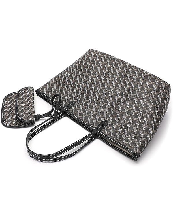 Duffle Bag Black Tote Bag For Women Large Capacity Clutch Purses Shoulder Handbags Hobo Bag For T... | Amazon (US)