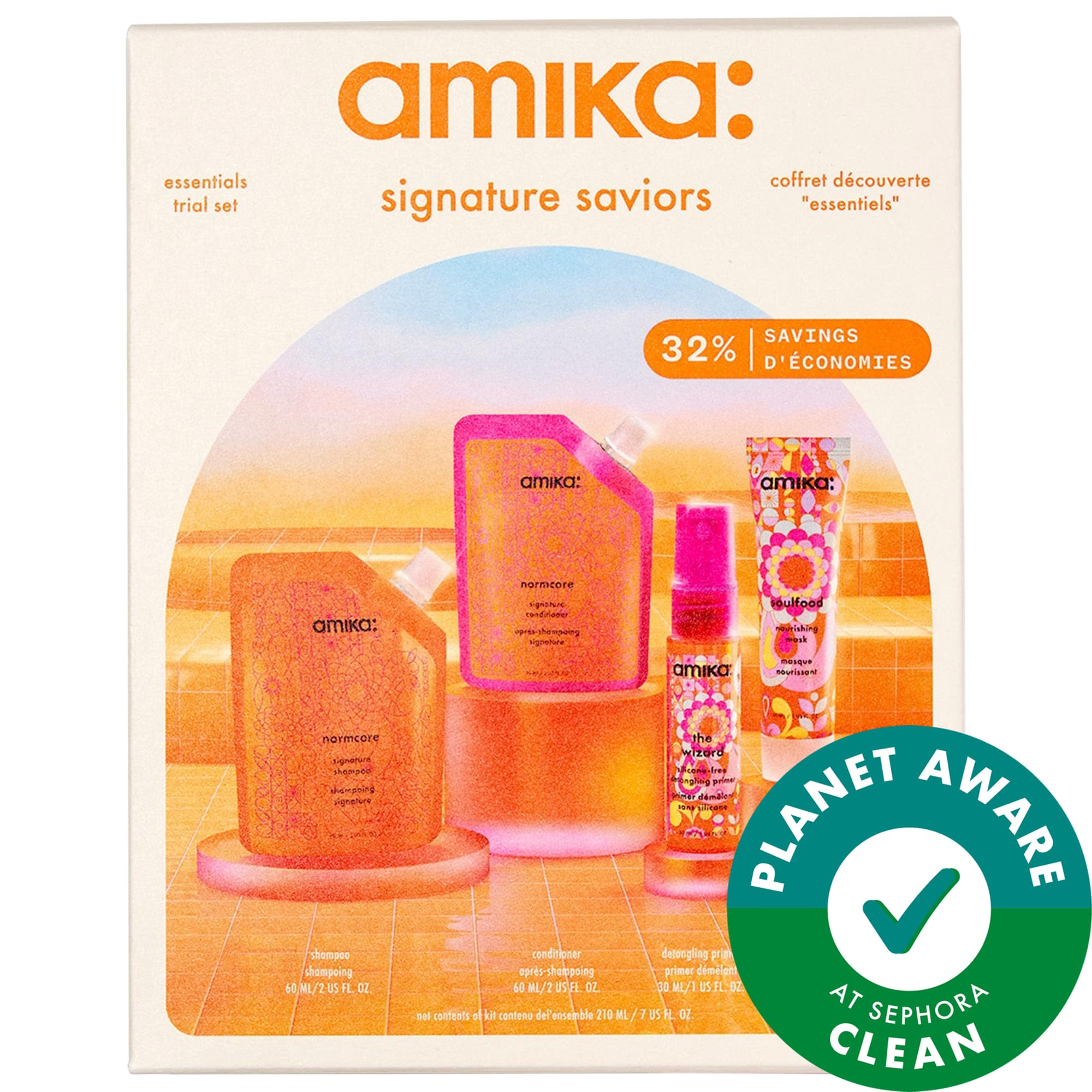 amika Signature Saviors Essentials Hair Trial Set | Sephora (US)