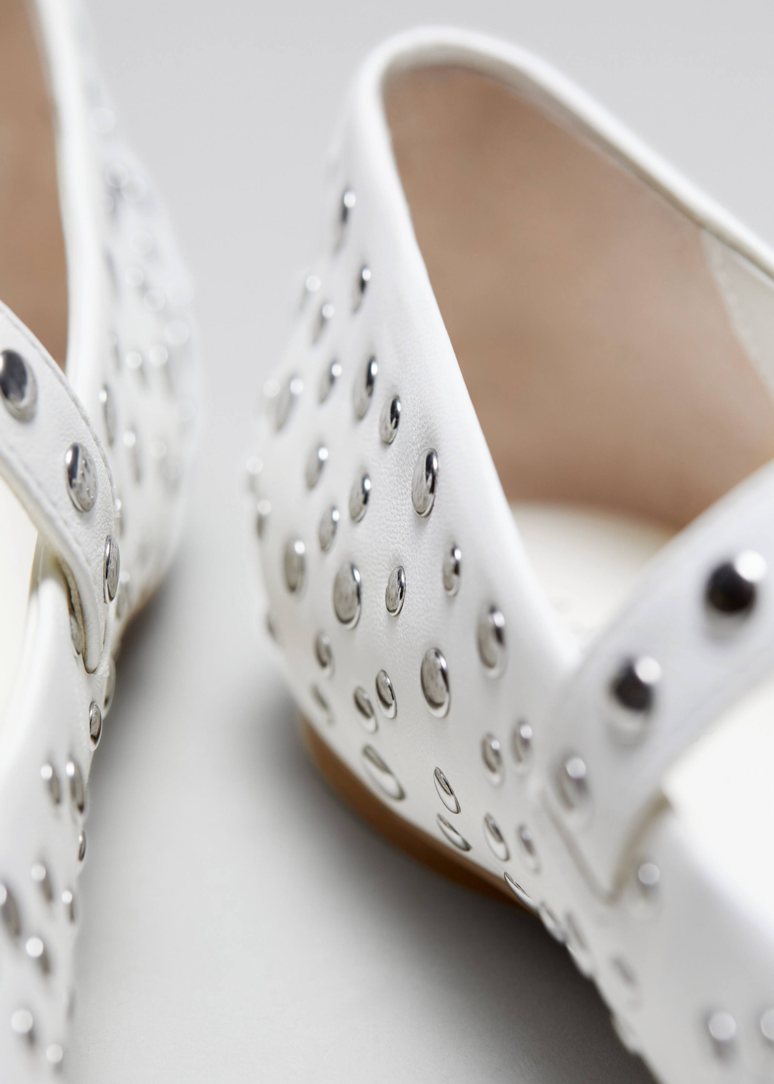 Studded Leather Ballet Flats - White - & Other Stories GB | & Other Stories UK