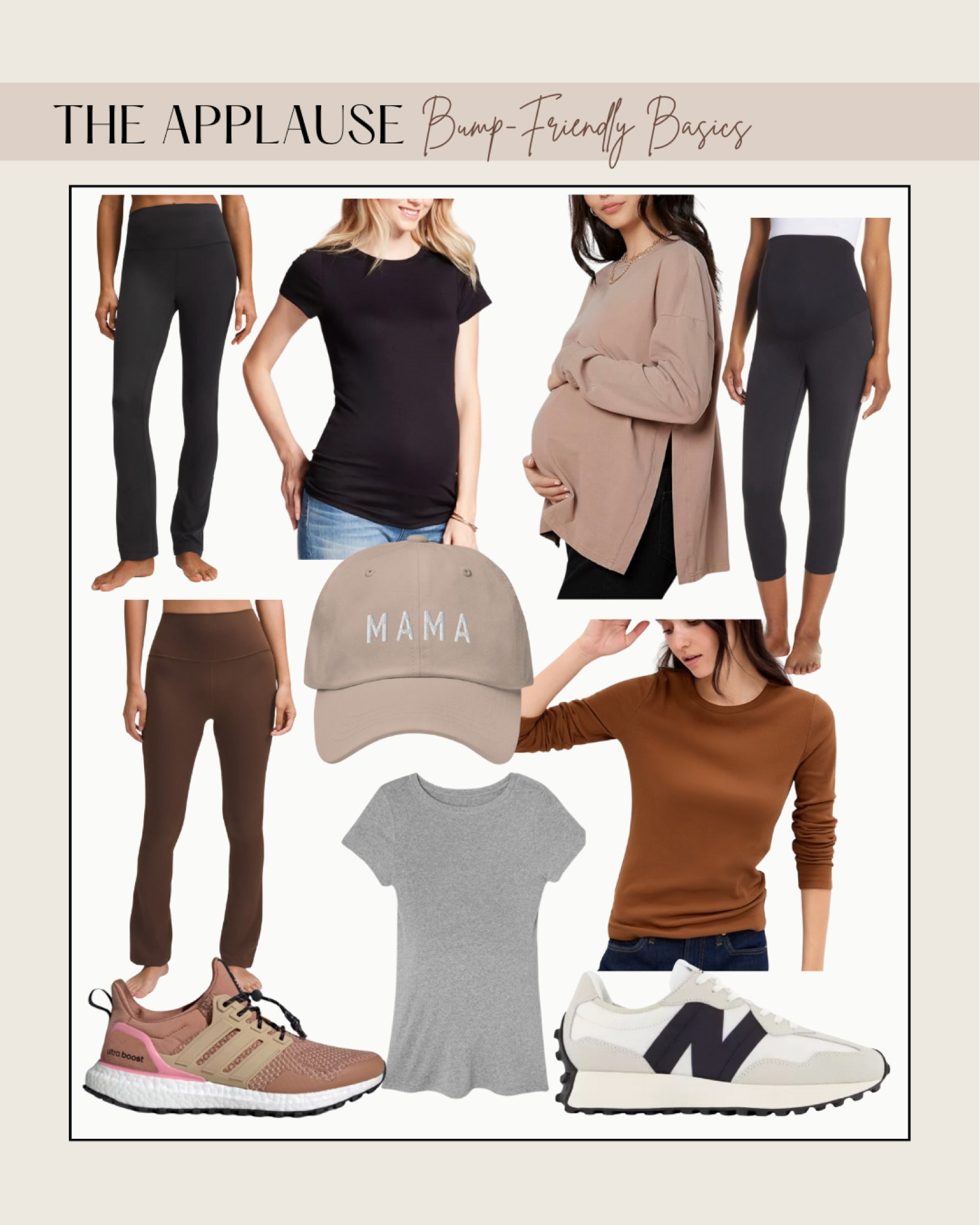 Bump-friendly basics to wear during and after pregnancy 

#LTKbump #LTKfindsunder50 #LTKshoecrush