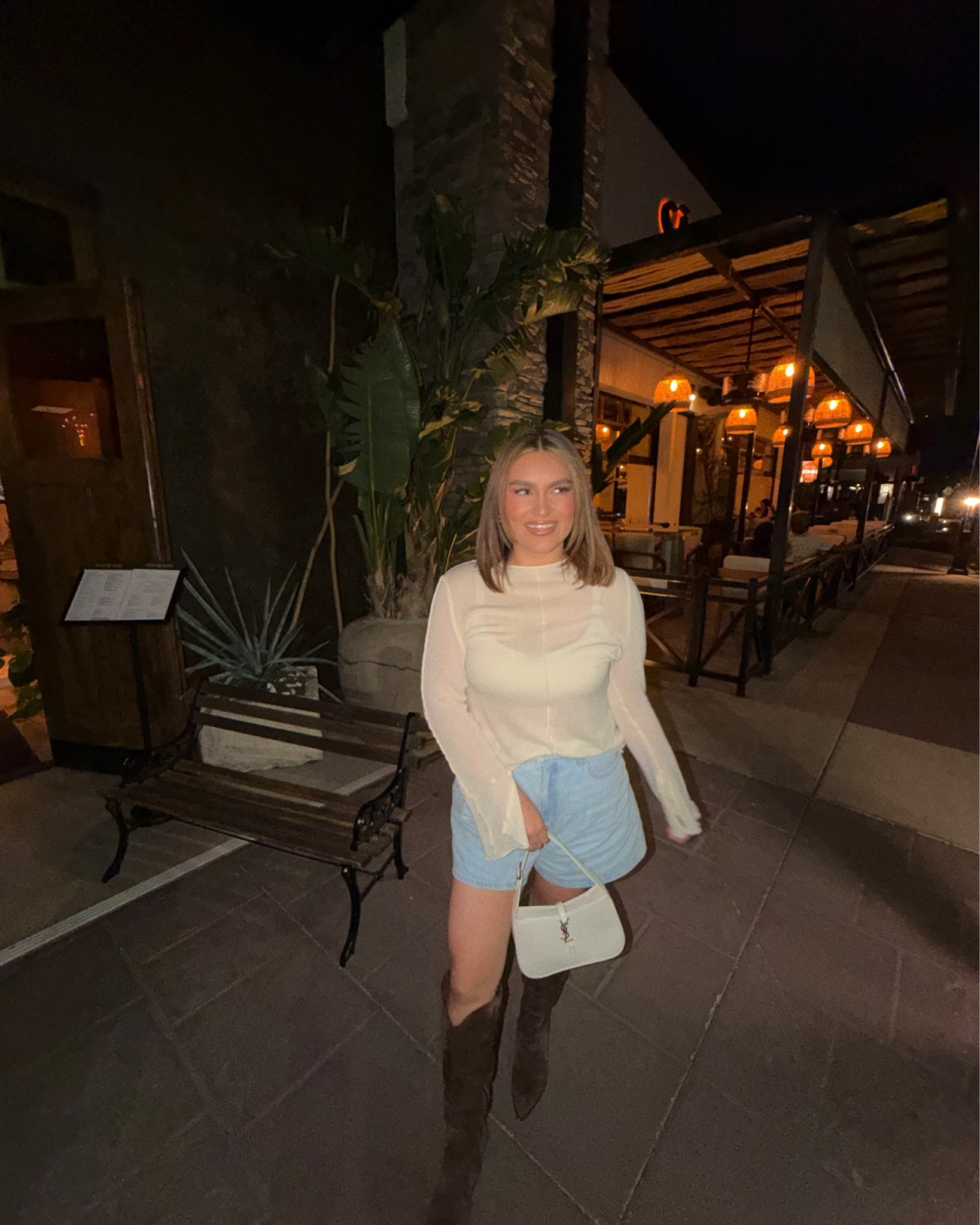 Dinner ootd 🤍✨ 

#LTKMidsize #LTKootd