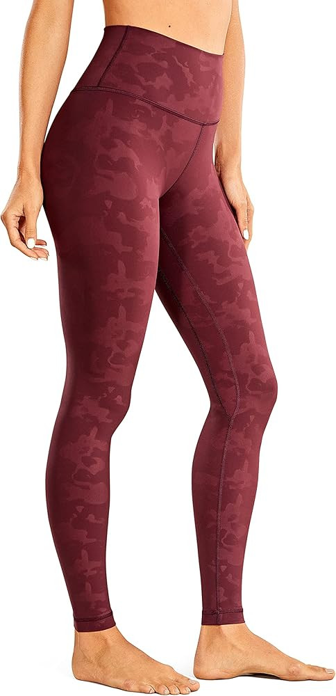 CRZ YOGA Women's Naked Feeling Yoga Pants 28 Inches - High Waisted Workout Leggings Full Length T... | Amazon (US)