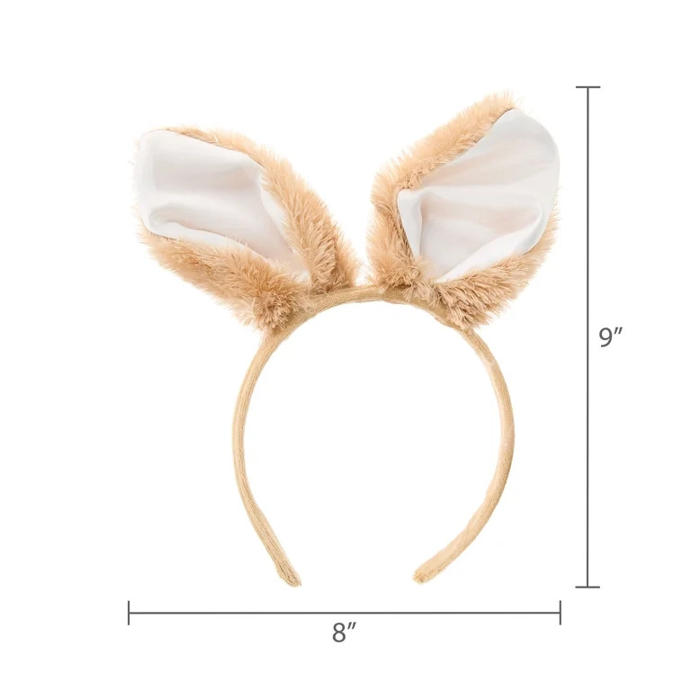 Bunny Ear Headband Party Favor, Tan, Easter by Way To Celebrate | Walmart (US)