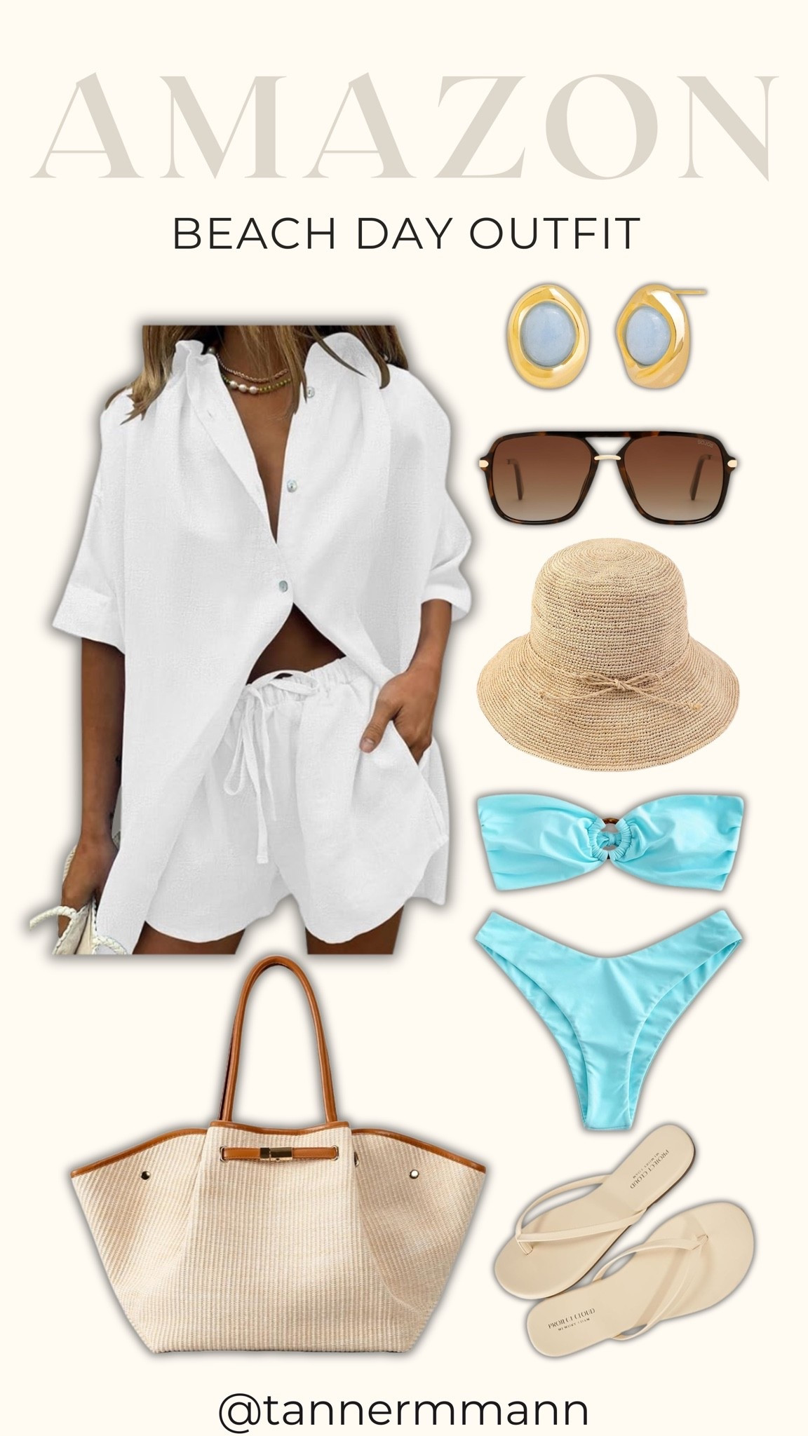 Amazon Beach Day Outfit. #beachoutfit #amazonfinds #summerstyle