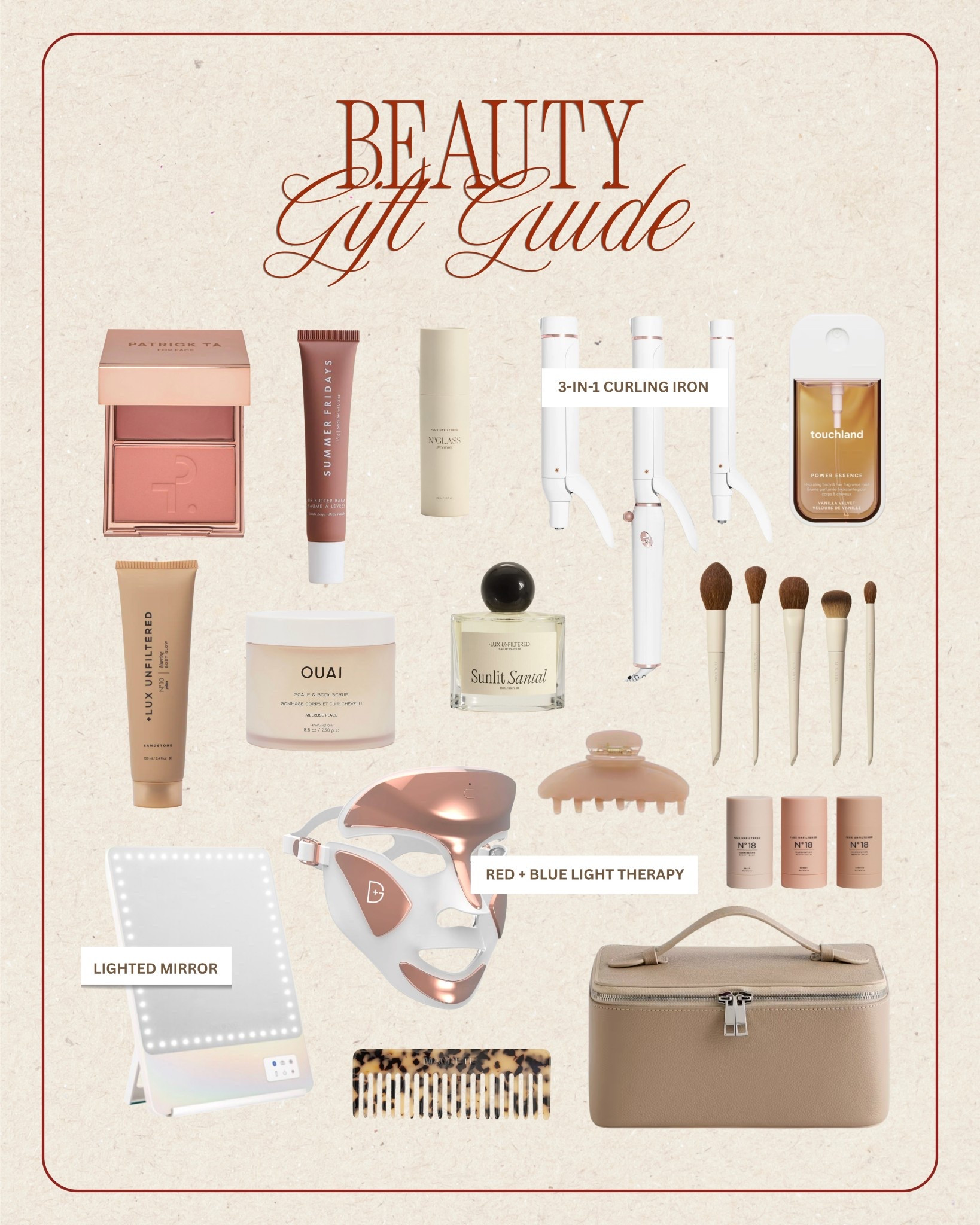 Everything a beauty girl actually wants ✨
My go-to products for glowing skin, easy glam, and those everyday rituals that just make you feel good. All linked on my LTK.

#LTKGiftGuide #LTKHoliday #LTKBeauty