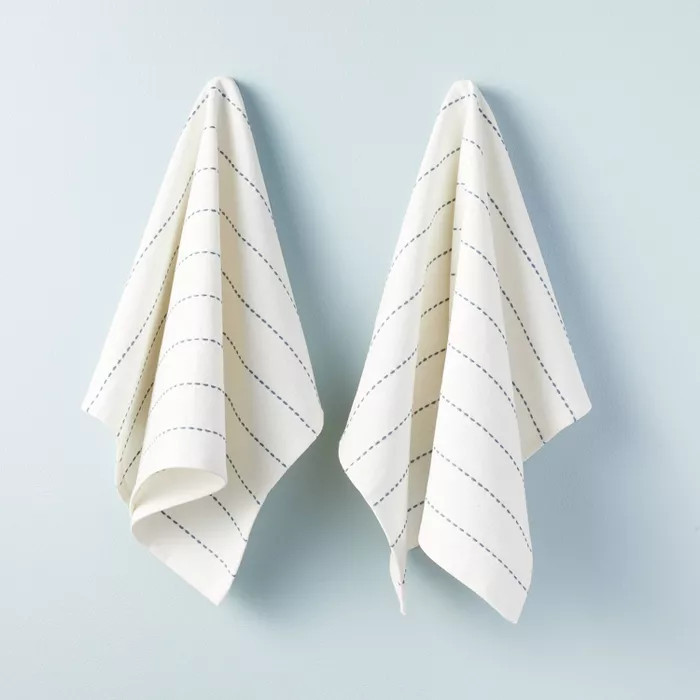 2ct Pick Stitch Kitchen Towel Set - Hearth & Hand™ with Magnolia | Target