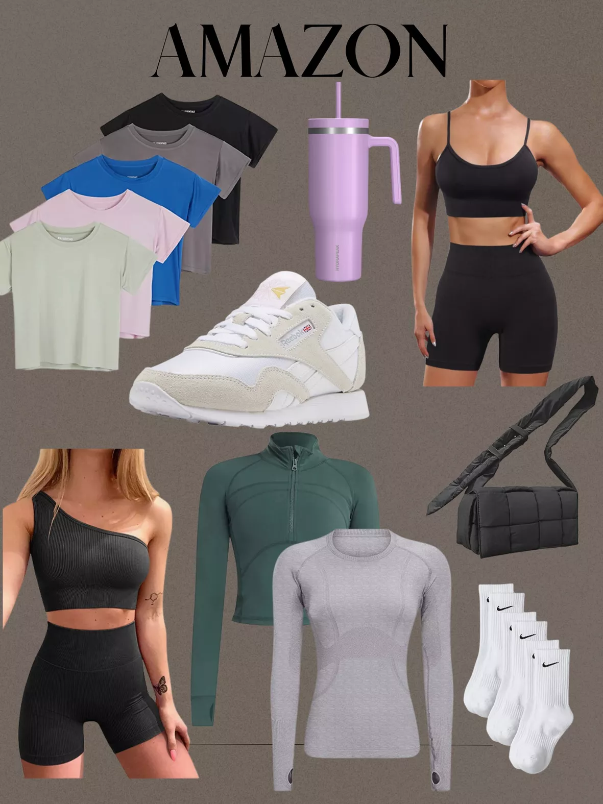 5 Pack: Women's Dry Fit Crop Top - … curated on LTK