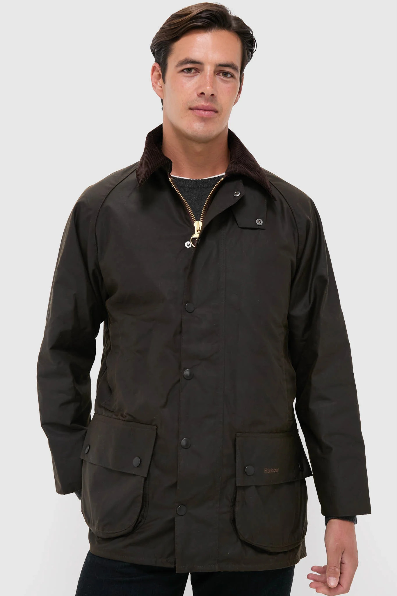 Men's Olive Beaufort Wax Jacket | Tuckernuck (US)