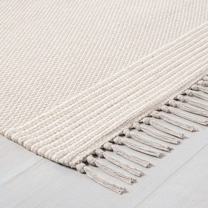 Textured Border Stripe Area Rug - Hearth & Hand™ with Magnolia | Target