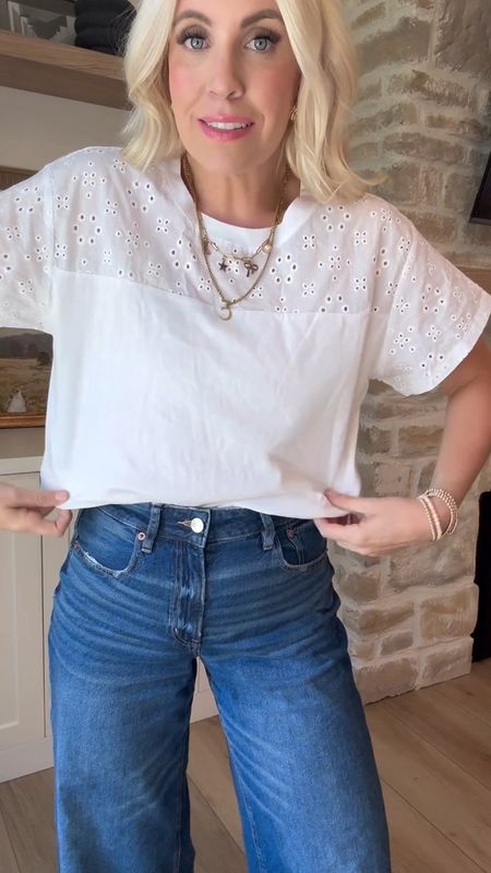 This Walmart T-Shirt is only $13.98! It is such good quality and the perfect basic with a funky detail! I’m wearing a size medium and these won’t shrink in the wash! 

#LTKStyleTip #LTKSaleAlert #LTKFindsUnder50