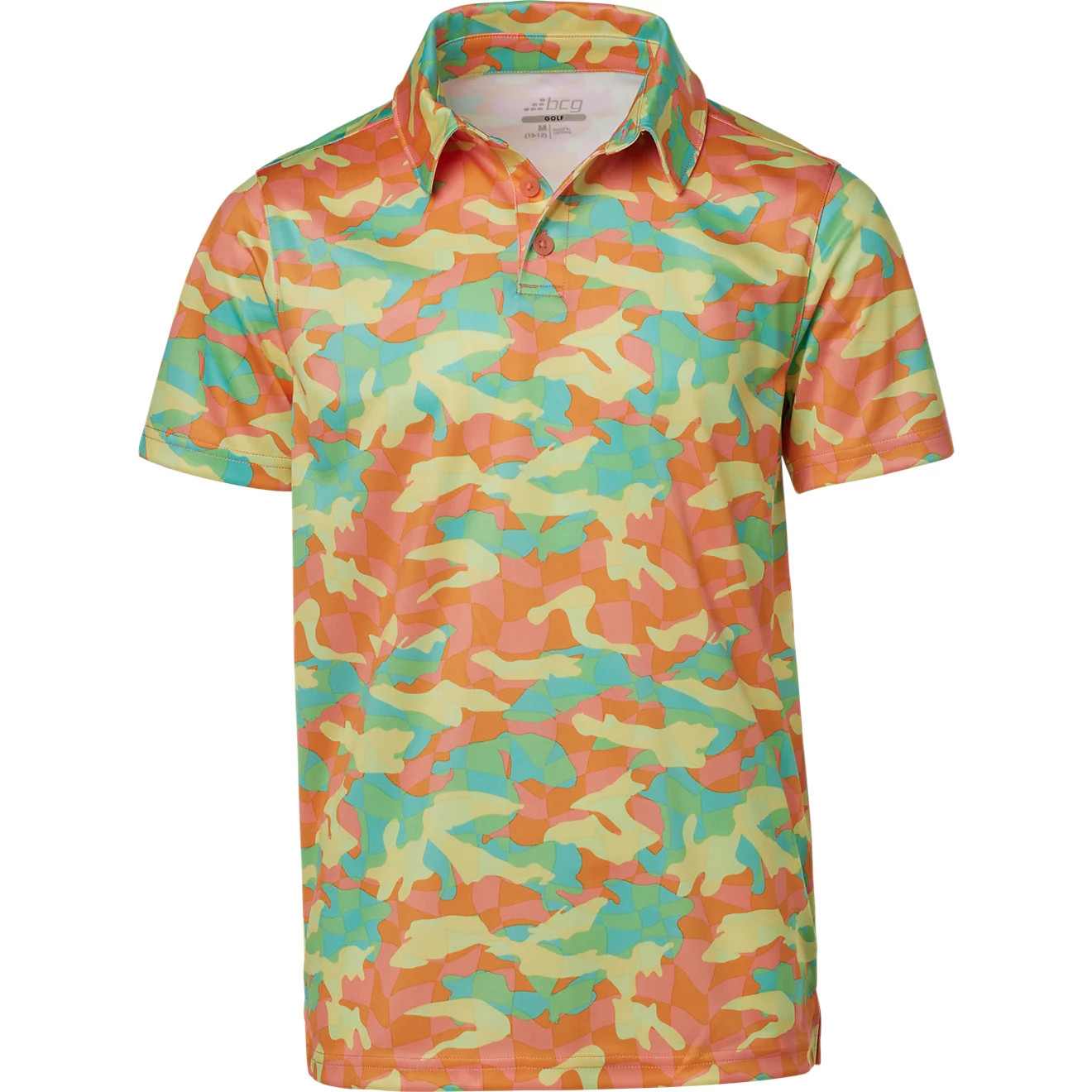 BCG Boys' Golf Print #2 Short Sleeve Polo Shirt | Academy Sports + Outdoors