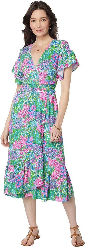 Lilly Pulitzer Juliet Ruffle Midi Dress | Amazon (US)