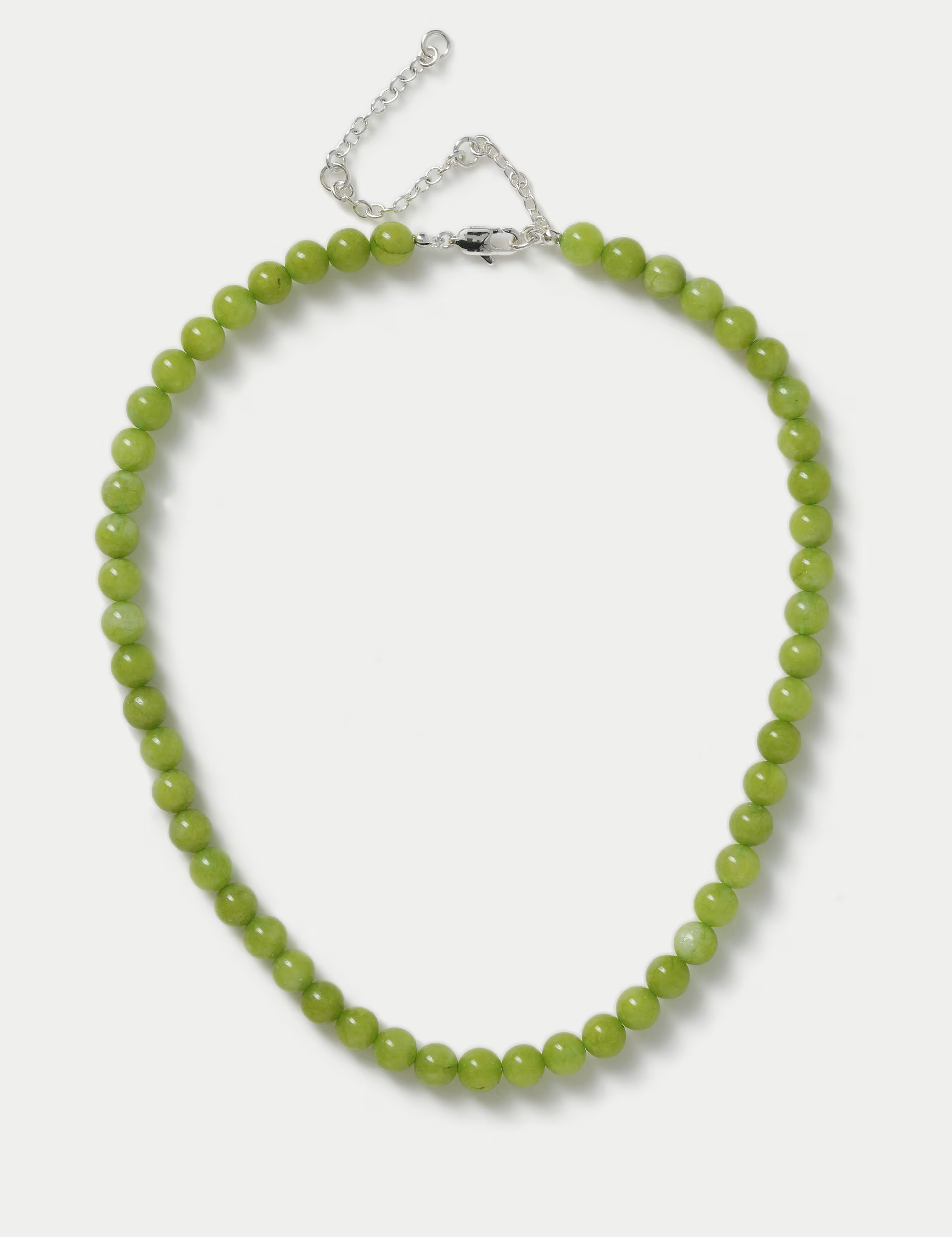 Real Stone Lime Beaded Necklace | Marks & Spencer (UK)