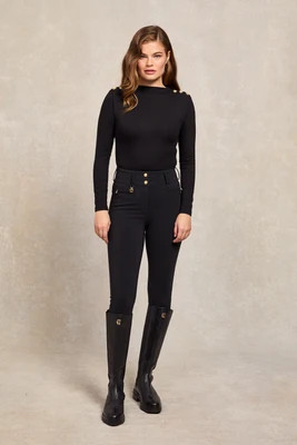Contour Trouser (Black) | Holland Cooper