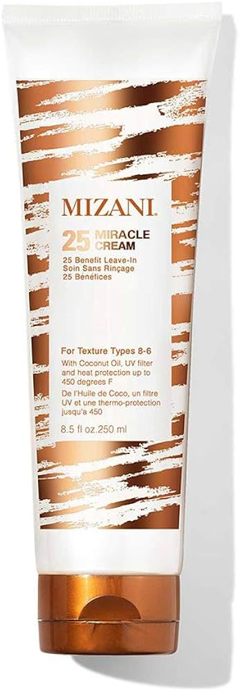 Mizani 25 Miracle Leave-In Cream | Adds Lightweight Moisture & Touchable Softness | with Coconut ... | Amazon (US)