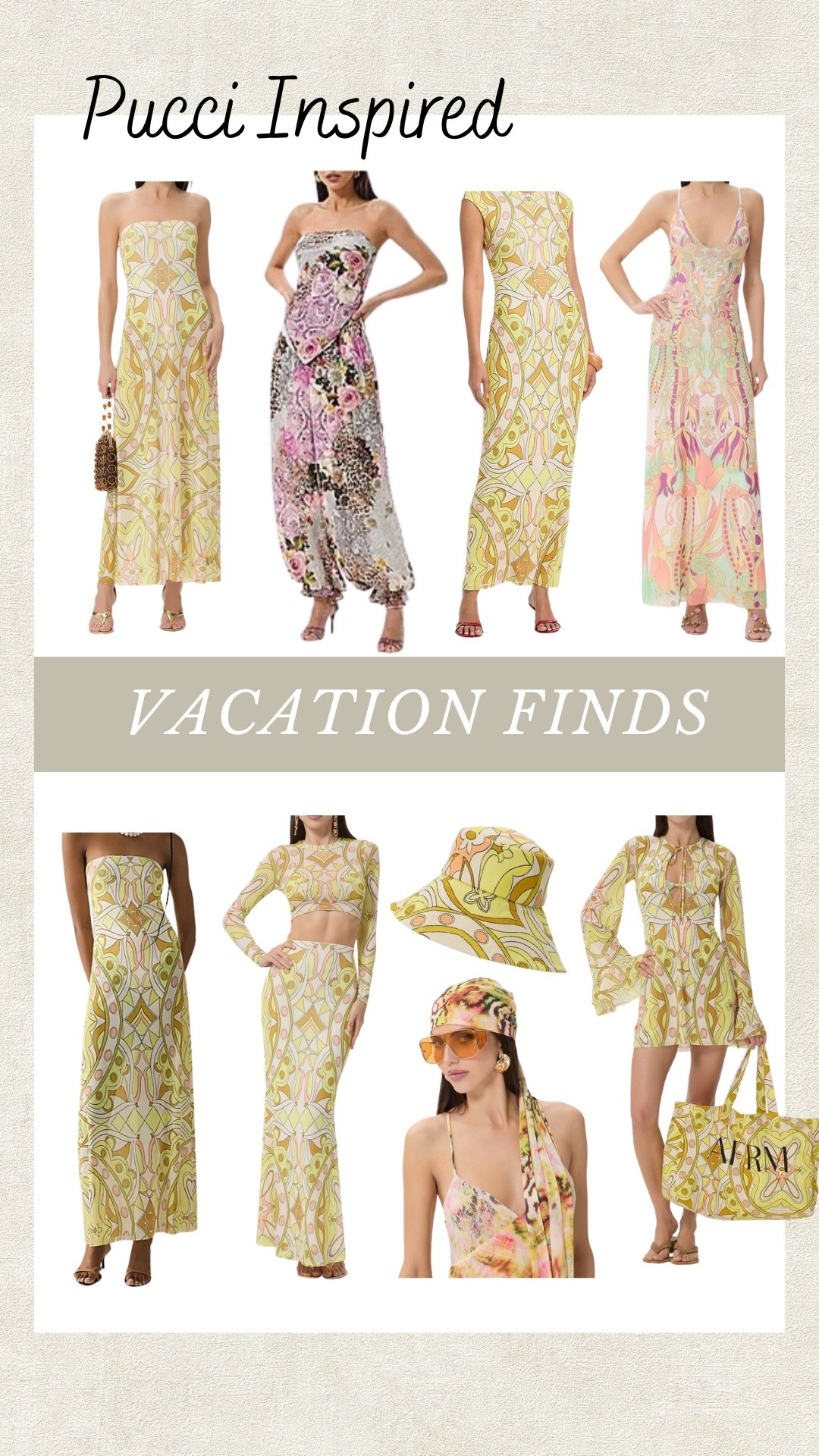 Sharing some of my favorite Pucci inspired vacation finds! 

#LTKSwim #LTKootd