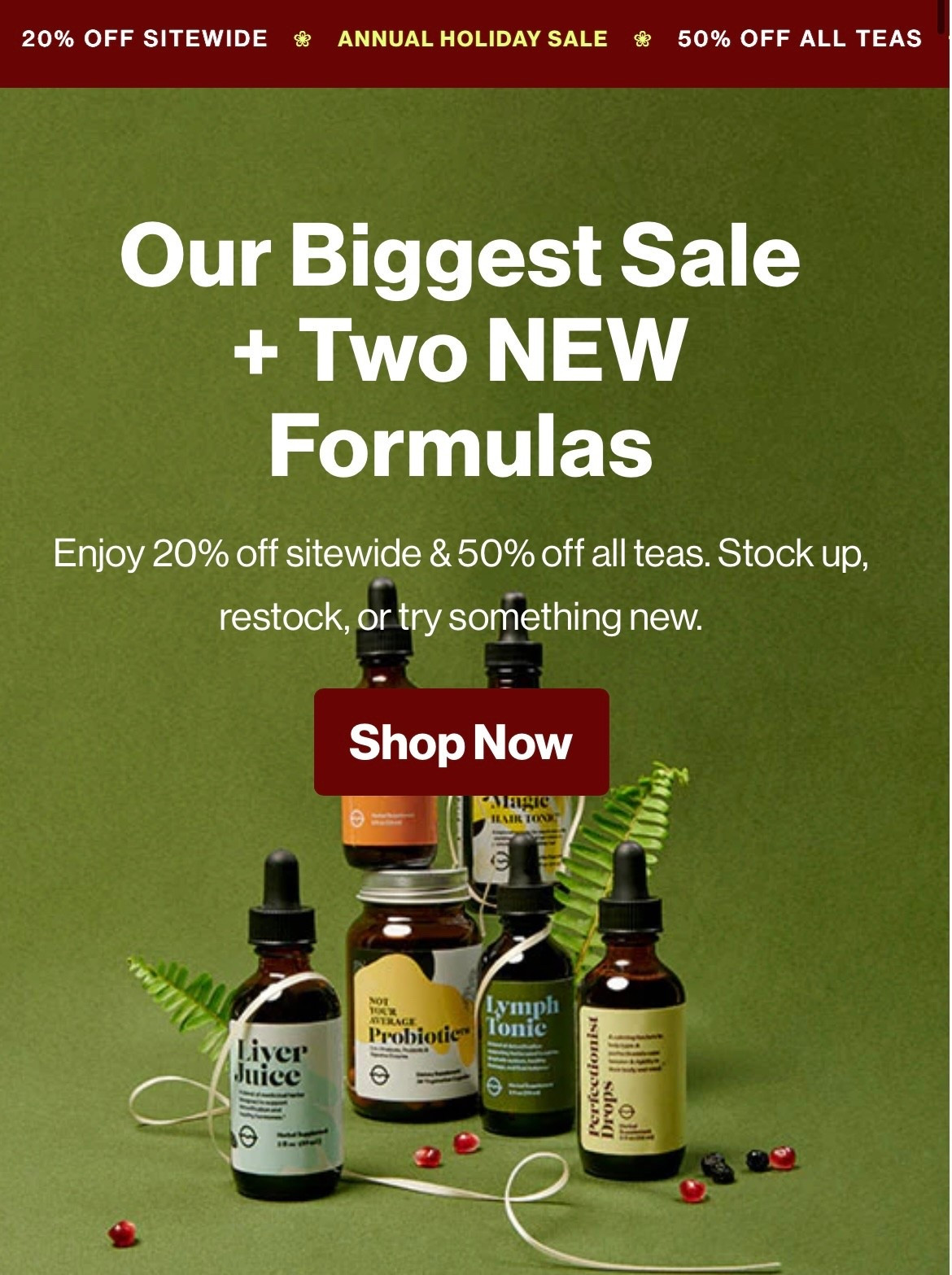 My favorite herbal tinctures to help with stress ❤️

#LTKGiftGuide #LTKCyberWeek #LTKmomlife