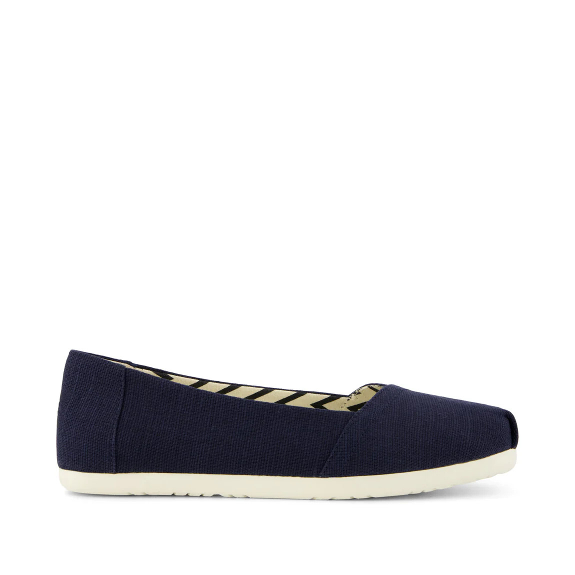 Womens Alpargata Ballet Flat Navy Heritage Canvas | Toms EMEA