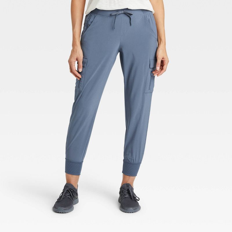 Women's Stretch Woven Tapered Cargo Pants - All in Motion™ | Target