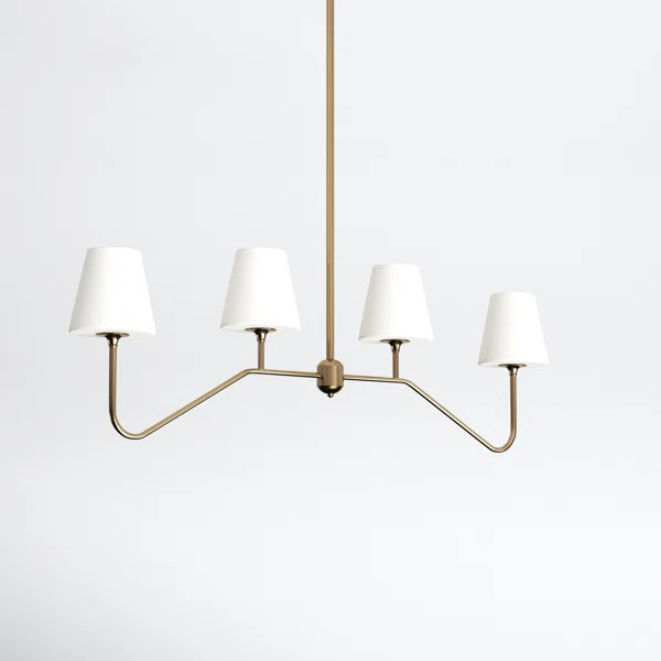 Plimpton 4 - Light Kitchen Island Modern Linear Chandelier | Wayfair North America