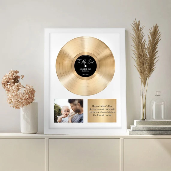 Father's Day Gift, Gift for Dad, personalized gift for Father, personalized Vinyl Record, Custom ... | Etsy (US)