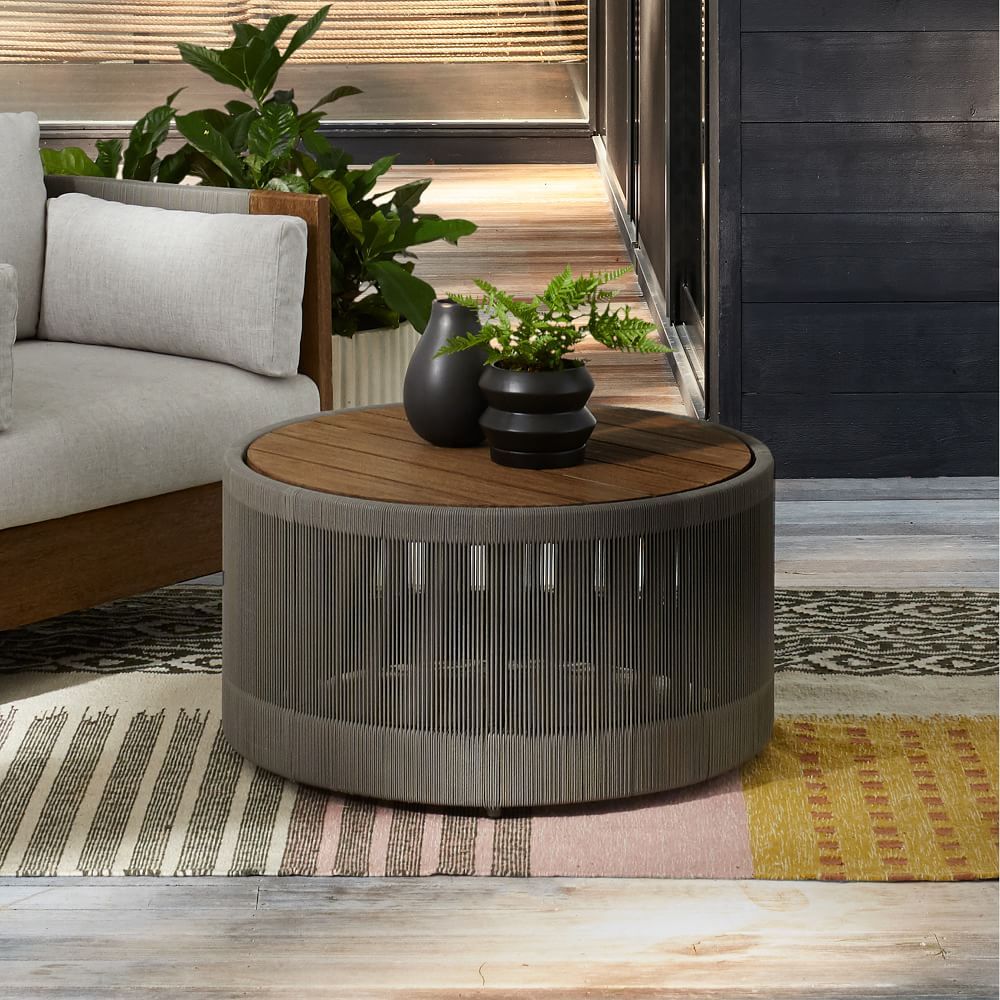 Porto Outdoor Round Coffee Table | West Elm (US)