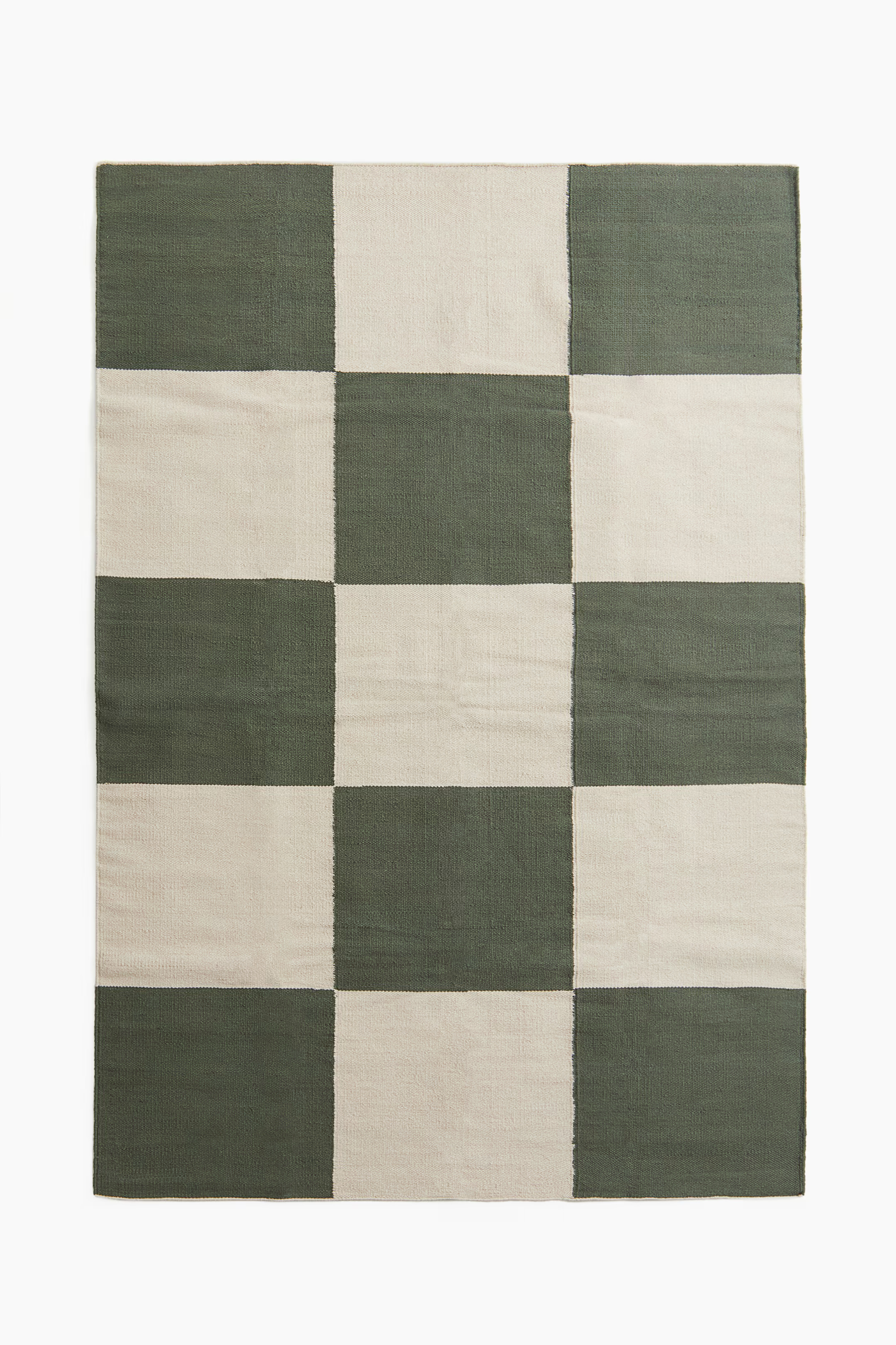 Checked Cotton Rug | H&M (US + CA)